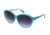 Kenneth Cole KC2726 Sunglasses - Turqoise Frame Color, Gradient Smoke Lens Color