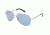 Kenneth Cole KC7062 Sunglasses - Shiny Light Nickeltin Frame Color, Blue Mirror Lens Color