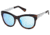 Kenneth Cole KC7195 Sunglasses - Dark Havana Frame Color, Blue Mirror Lens Color