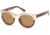 Kenneth Cole KC7211 Sunglasses - Beige Frame Color, Brown Lens Color