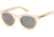Kenneth Cole KC7211 Sunglasses - Matte Beige Frame Color, Smoke Polarized Lens Color
