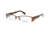 Kenneth Cole New York KC0203 Eyeglass Frames - Matte Dark Brown Frame Color