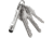 KeySmart NanoStylus Compact Keychain Stylus, Silver, KS808-SVR