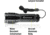 Kilimanjaro Gear LED Tactical Flashlight, Black, 250 Lumens, 3 AAA Included KJ910079, EDEMO1