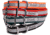 King Buck Core D Ring High Visibility Reflective Collar with Name Plate, Black, Deep Teal, Orange, Red
