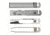 Klecker Daily Carry Personal Kit, Scissors/Tweezers/Folding Knife/Comb