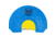 Knight &amp; Hale Half Moon Cutter Mouth Call, Blue/Yellow, KHT0243