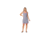 Krimson Klover Kai Dresses - Womens, Indigo Stripe, Large, S23143-659-L