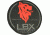 LBX Tactical LBX Logo PVC Patch, Black LBX-6000 BLACK