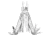 Leatherman Tools Surge Multi-Tool - Stainless Steel Finish, Leather Sheath 830158