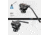 Leofoto BV-5 Mini Fluid Head for Optics w/ Standard Handle, Arca Compatible, Black, BV-5