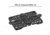 Leofoto FDM-05 Foldable Tac Table - 1/4 &amp; 3/8 Mounting, Integrated Arca Rail, Black, FDM-05