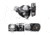 Leofoto LM-324CL&amp;LH-55LR X Version Tripod w/ 75mm Bowl&amp;Platform w/ LH Ballhead Set, Black, LM-324CLX+LH-55LR