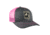 Leupold WILD Trucker Hat, Charcoal/Neon Pink, 172604