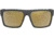 Leupold Becnara Sunglasses, Matte Black Frame, Square Bronze Mirror Lens, Polarized, Regular-Wide, 179103