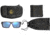 LEU 186741 SWITCHBACK MATTE BLACK BLUE MIRROR