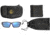 LEU 186746 CHEYENNE MATTE BLACK BLUE MIRROR