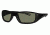 Liberty Sport Suns GLIDE Protective Eyewear Shiny Black Frame,Grey/Green w. silver flash Lens, Unisex GLIDESBLK5717130FP