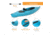 Lifetime Products Payette 98 Sit-In Kayak w/Paddle, Glacier Blue, 90692