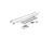 Lippert Classic Universal Awning Hardware Kit - 68 To 81in Standard, White, 68in to 81in Standard, 434718