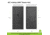 Lockdown Vault Door, In Swing, 36in, LH, Black, 1118819