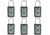 LockState KeyDock Lock Box, 6 PK LS-KD100-6