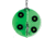 Luhr Jensen 1 Dipsy Diver, Flo. Green / Chartreuse UV / Chrome Bottom, 5560-001-1600
