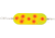 Luhr Jensen 2/0 Jensen Dodger, Chartreuse / Fire Dot, 5100-020-0054