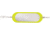Luhr Jensen 2/0 Jensen Dodger, Chartreuse / Silver Prism-Lite, 5100-020-0158