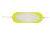 Luhr Jensen 4/0 Jensen Trout &amp; Kokanee Dodger, Chartreuse / Silver Prism-Lite, 5100-040-0158