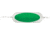 Luhr Jensen 4/0 Jensen Trout &amp; Kokanee Dodger, Chrome / Green Prism-Lite, 5100-040-0152