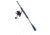 Lunkerhunt Atomic Rod Combo, Black/Purple, 6ft 8in, ATSC01