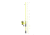 Lunkerhunt AUX Spinning Rod Combo, Yellow, 7ft, SAUXCOM02