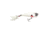 Lunkerhunt Impact Crush Bait, Bone, 2.5in &amp; 1/3 oz, IMPOP07