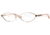 Luxottica Titanium LC1404T Eyeglasses Styles Palladium Gradient Orange Frame w/Non-Rx 51 mm Diameter Lenses, 4089-5116