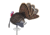 MAD Spin-N Strut Turkey Decoy, Brown, MD-735