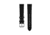Marathon Cross Hatch 2-Piece Strap, Italian Leather, Steel Buckle, 20mm, Black, Extra Long, WS-LT-BKSS-20-XL