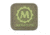 Marathon 1x1in Morale Patch w/Glow in the Dark Rubber Logo,Desert Tan, AD030008DT