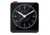 Marathon Analog Desk Alarm Clock w/Auto-Night Light, Black, CL030053-BK-BK-NA