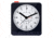 Marathon Analog Desk Alarm Clock w/Auto-Night Light, Blue, CL030053-MB-WH-NA