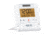 Marathon Atomic Travel Alarm Clock w/Auto Night Light, White, CL030036-WH-00-NA
