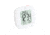 Marathon Compact Alarm Clock w/Temperature and Date, White, CL030058-WH-00-NA