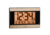 Marathon Large Atomic Wall Clock w/ Calendar and Temperature, Black/Gold, 9.7in x 2in x 6.3in, CL030052BK-GD