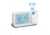 Marathon Projection Wall Clock, White, 5.75in x 1in x 3.5in, CL030086-WH-BL-NA
