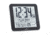 Marathon Slim Atomic Wall Clock w/ Indoor/Outdoor Temperature, Black, 9.8in x 1.2in x 8.1in, CL030027-BK-FD-NA