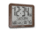 Marathon Slim Atomic Wall Clock w/ Indoor/Outdoor Temperature, Wood, 9.8in x 1.2in x 8.1in, CL030027-WD-FD-NA