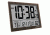 Marathon Slim-Jumbo Atomic Digital Wall Clock, Wood, CL030062-WD-JB-NA