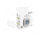 Marathon Small Compact Alarm Clock, Silver, 3in x 1in x 3in, CL030058-SV-00-NA