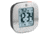 Marathon Small Compact Alarm Clock, Silver, 3in x 1in x 3in, CL030058-SV-00-NA