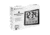 Marathon Super Jumbo Atomic Wall Clock with Full Date display and 7 Time Zones, Graphite Grey, LARGE, CL030061-BK-FD-NA